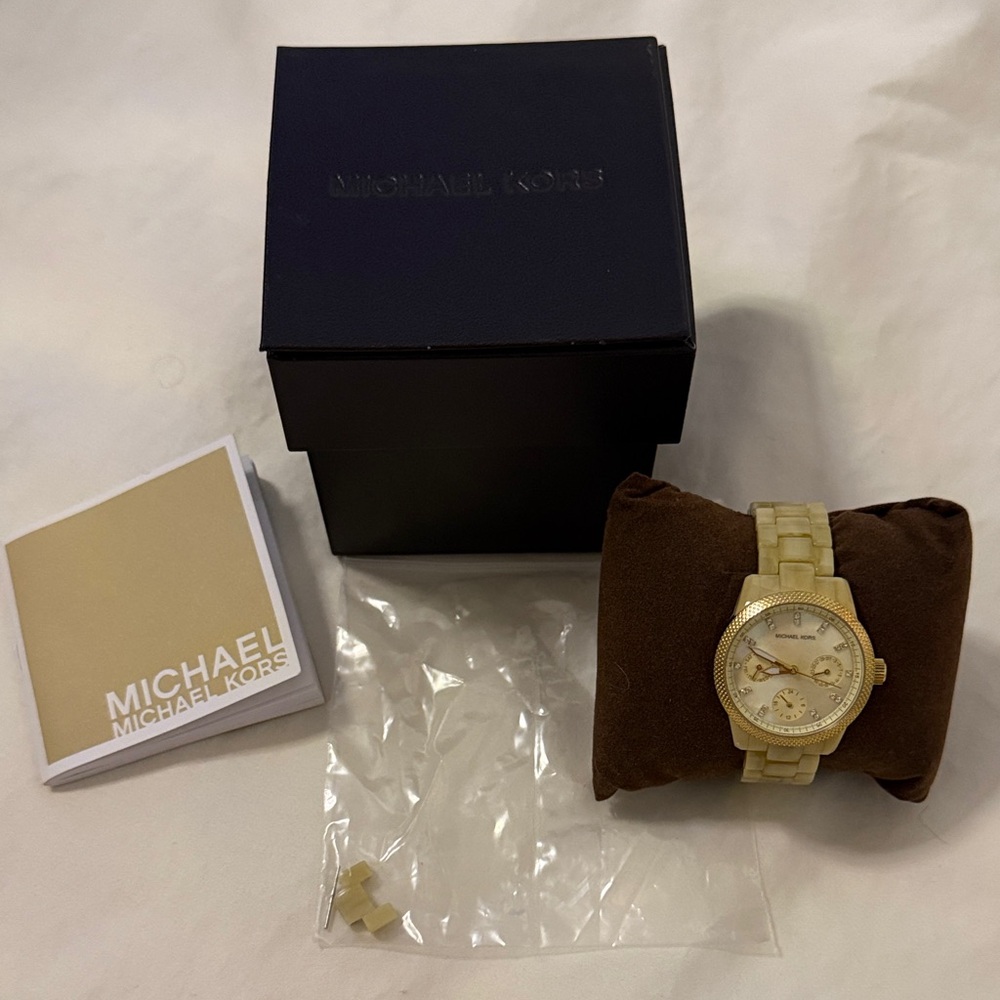 Michael Kors Women’s Mother of Pearl Watch